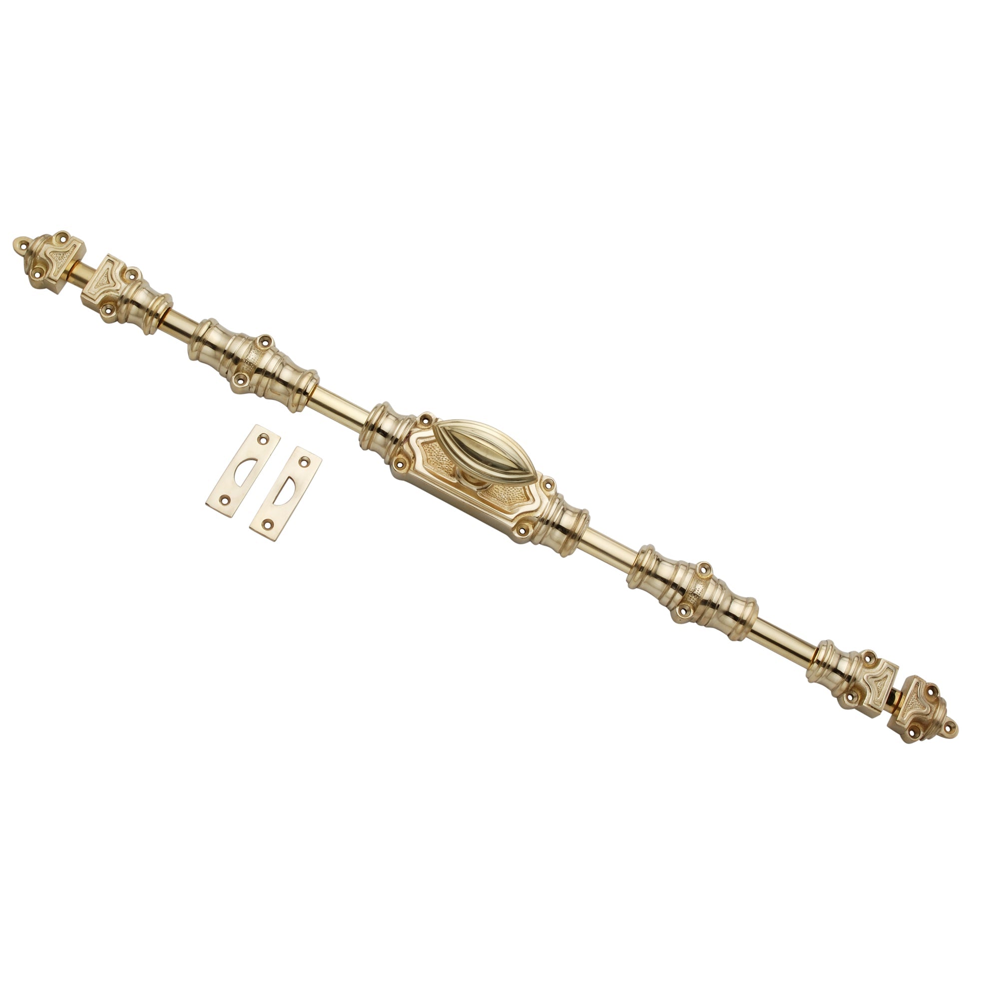 Signature Ironmongery Barcheski Door Brass Cremone Bolt Polished Brass Lacquered Upto 9 feet Doors