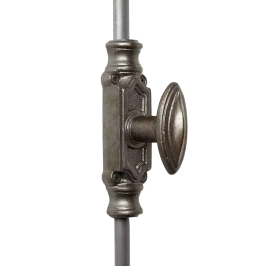 Signature Ironmongery Barcheski Window Iron Cremone Bolt Hardware 6 feet Antique Iron Finish Up to 6 feet