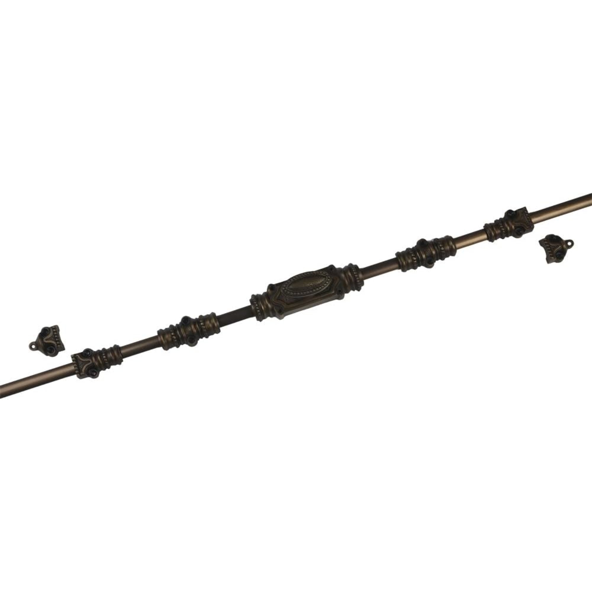 Signature Ironmongery Beaded Door Brass Cremone Bolt Unlacquered Antique Brass Upto 9 feet Doors