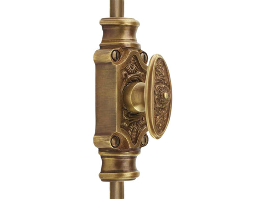 Signature Ironmongery Dalston Cabinet Brass Cremone Bolt Hardware 2 feet Unlacquered Antique Brass Up to 2 feet Cabinets