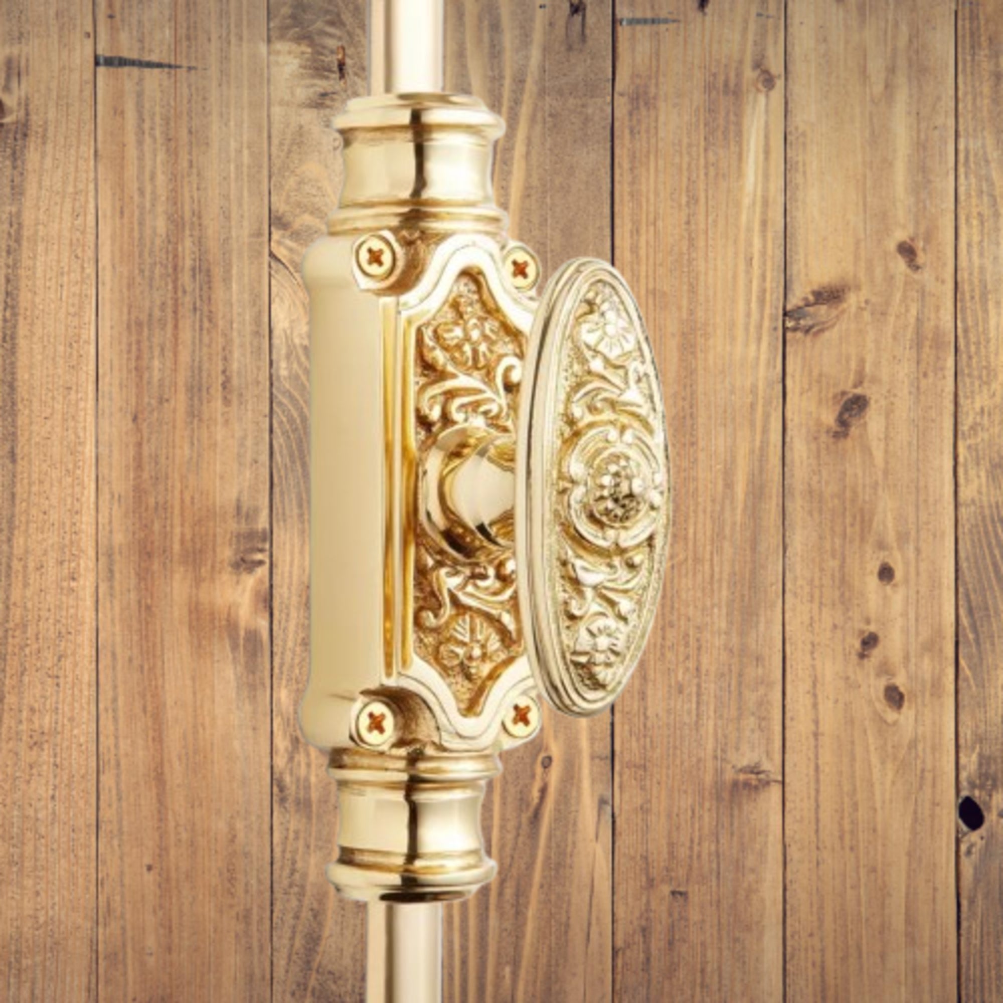 Signature Ironmongery Dalston Door Brass Cremone Bolt 9 feet Polished Brass Lacquered Up to 9 feet Doors