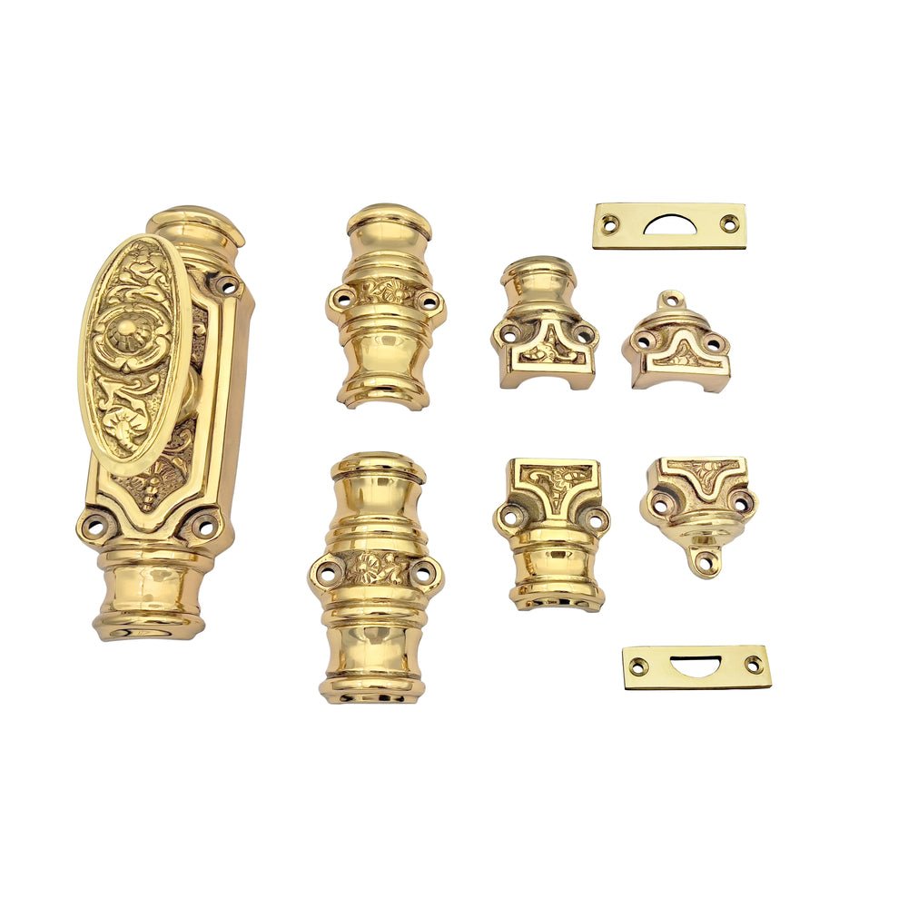Signature Ironmongery Dalston Door Brass Cremone Bolt 9 feet Polished Brass Lacquered Up to 9 feet Doors