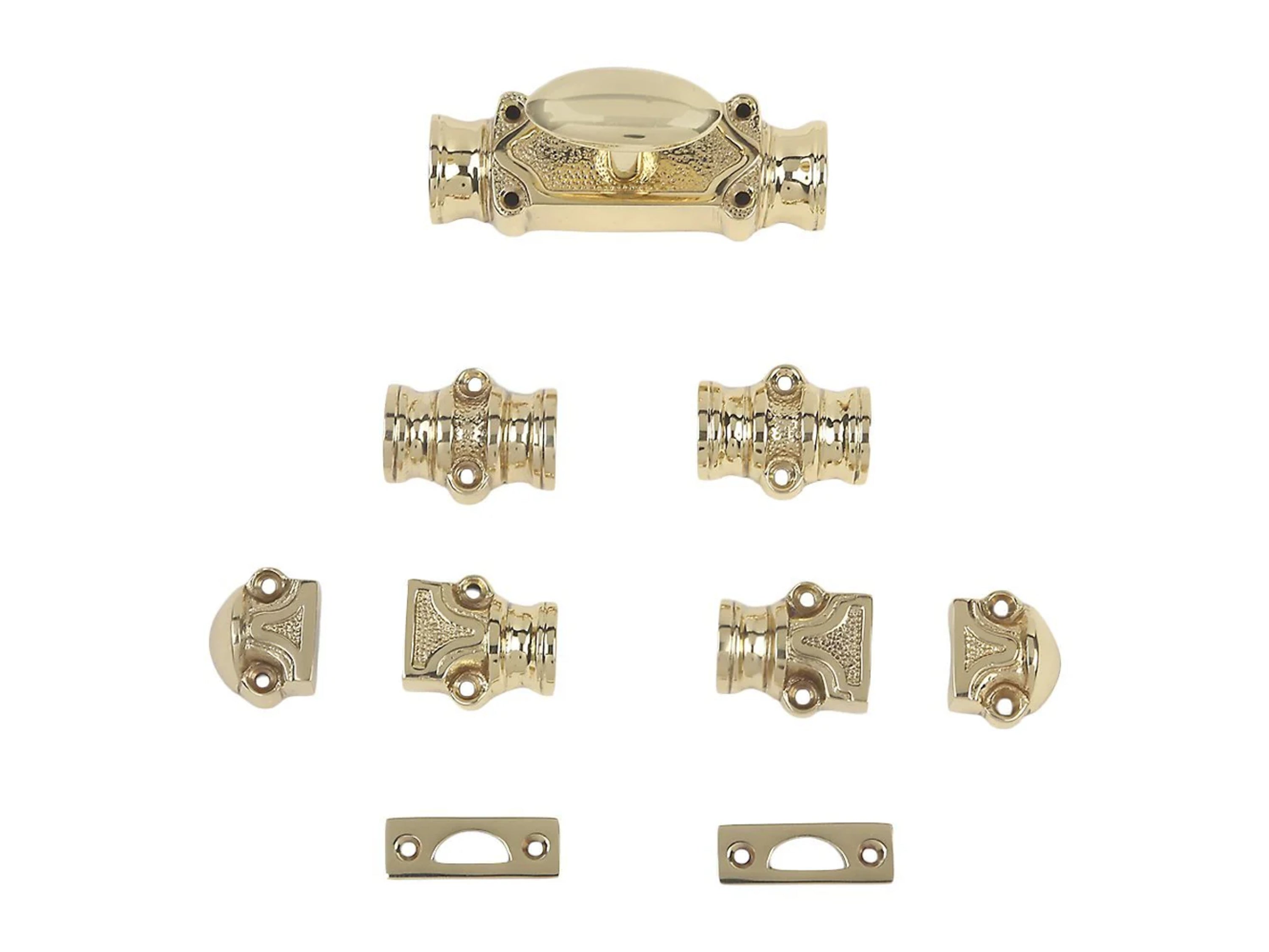 Signature Ironmongery Stepney Window Brass Cremone Bolt Hardware 6 feet Antque Brass Lacquered Upto 6 feet