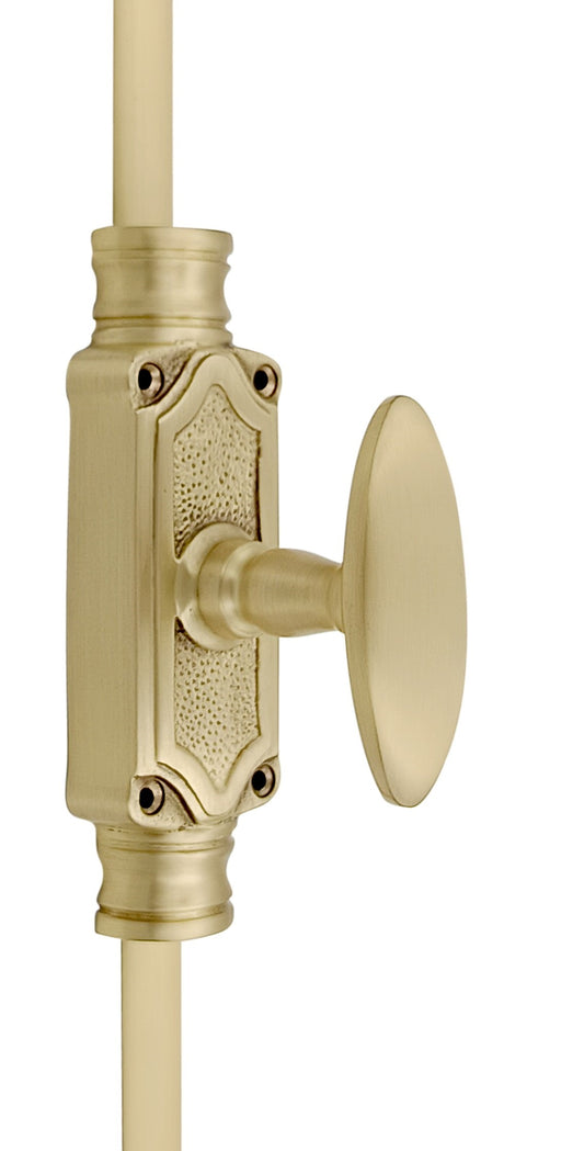 Signature Ironmongery Stepney Door Brass Cremone Bolt 9 feet Brushed Brass Upto 9 feet Doors