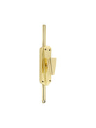 Signature Ironmongery Art Deco Door Brass Cremone Bolt 9 feet polished Brass Unlacquered Upto 9 feet Door