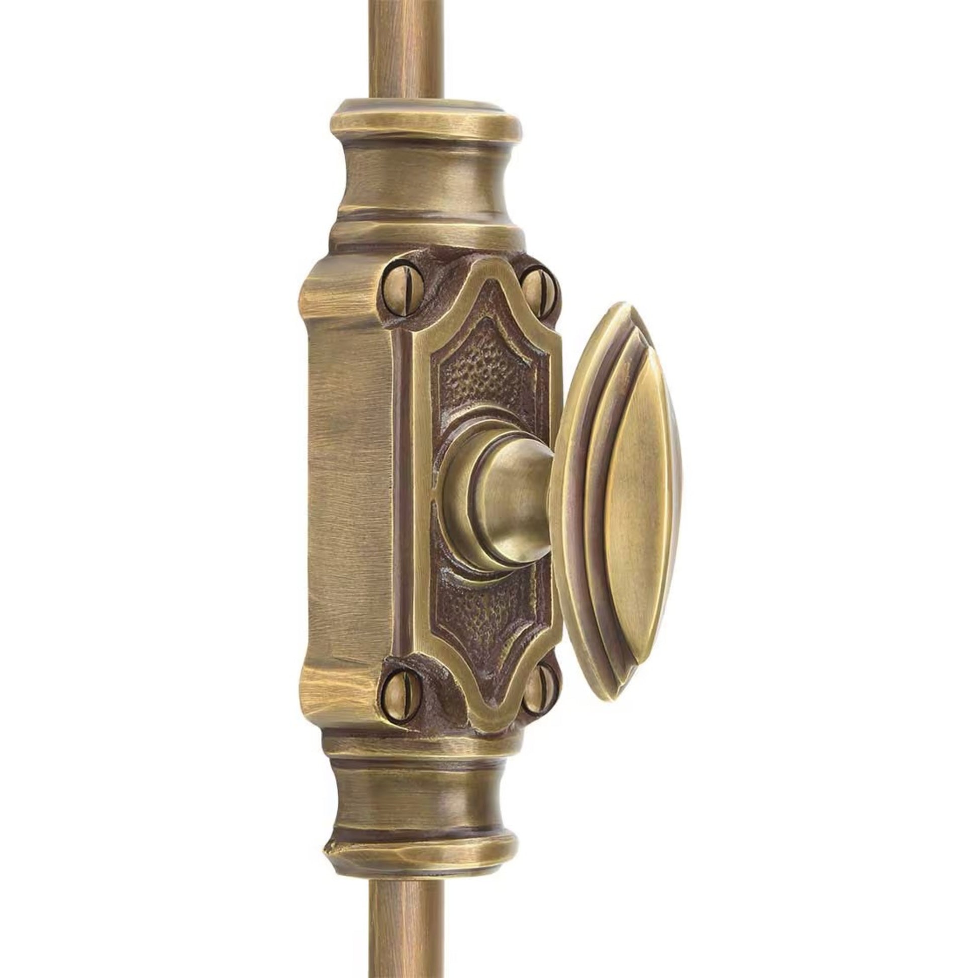 Signature Ironmongery Barcheski Cabinet Brass Cremone Bolt Hardware 2 feet Antique Brass Unlacquered Upto 2 feet