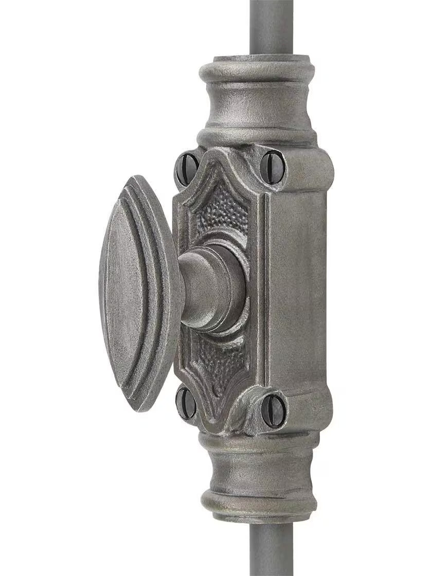 Signature Ironmongery Barcheski Cabinet Iron Cremone Bolt Hardware 2 feet Antique Iron Finish Upto 2 feet