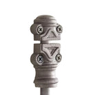 Signature Ironmongery Barcheski Cabinet Iron Cremone Bolt Hardware 2 feet Antique Iron Finish Upto 2 feet