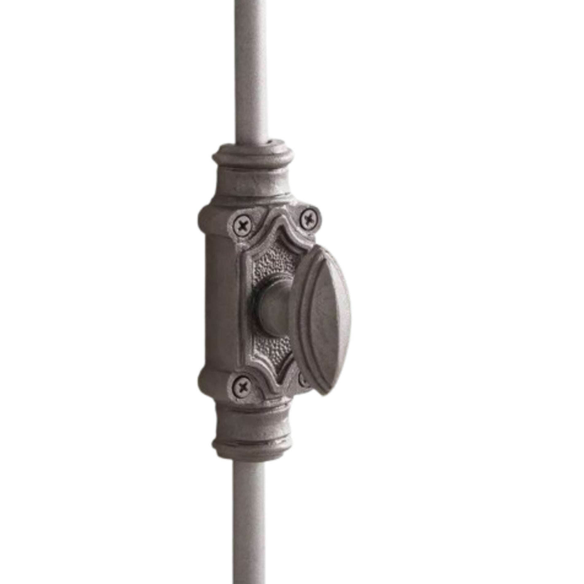 Signature Ironmongery Barcheski Cabinet Iron Cremone Bolt Hardware 2 feet Antique Iron Finish Upto 2 feet