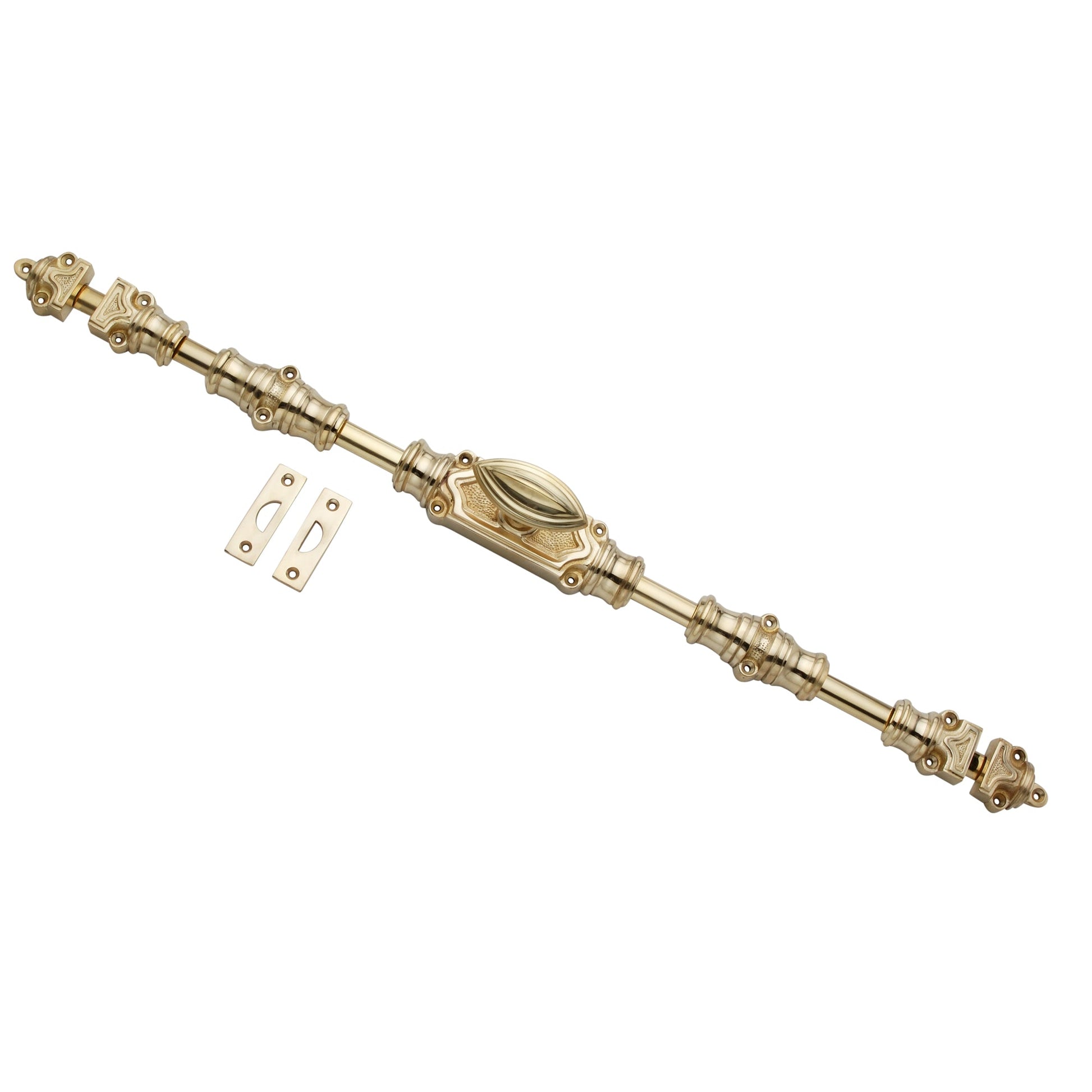 Signature Ironmongery Barcheski Door Brass Cremone Bolt Polished Brass Lacquered Upto 9 feet Doors