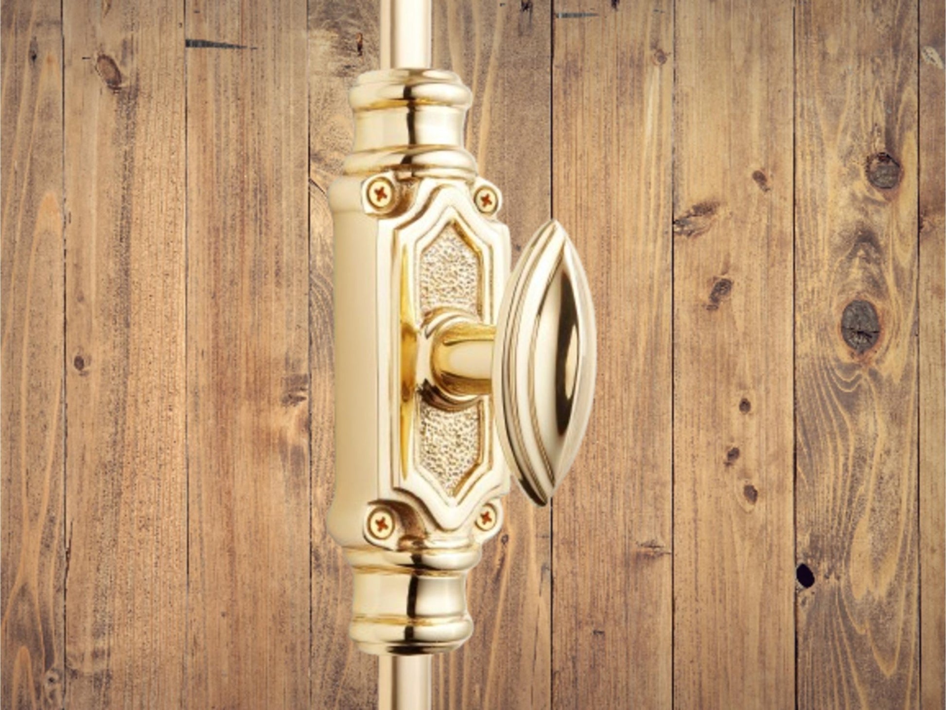 Signature Ironmongery Barcheski Door Brass Cremone Bolt Unlacquered Brass Polished Upto 9 feet Doors