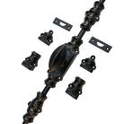 Signature Ironmongery Barcheski Door Iron Cremone Bolt Antique Iron Finish Upto 9 feet Doors