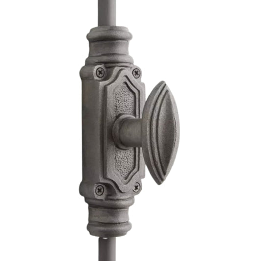 Signature Ironmongery Barcheski Door Iron Cremone Bolt Antique Iron Finish Upto 9 feet Doors