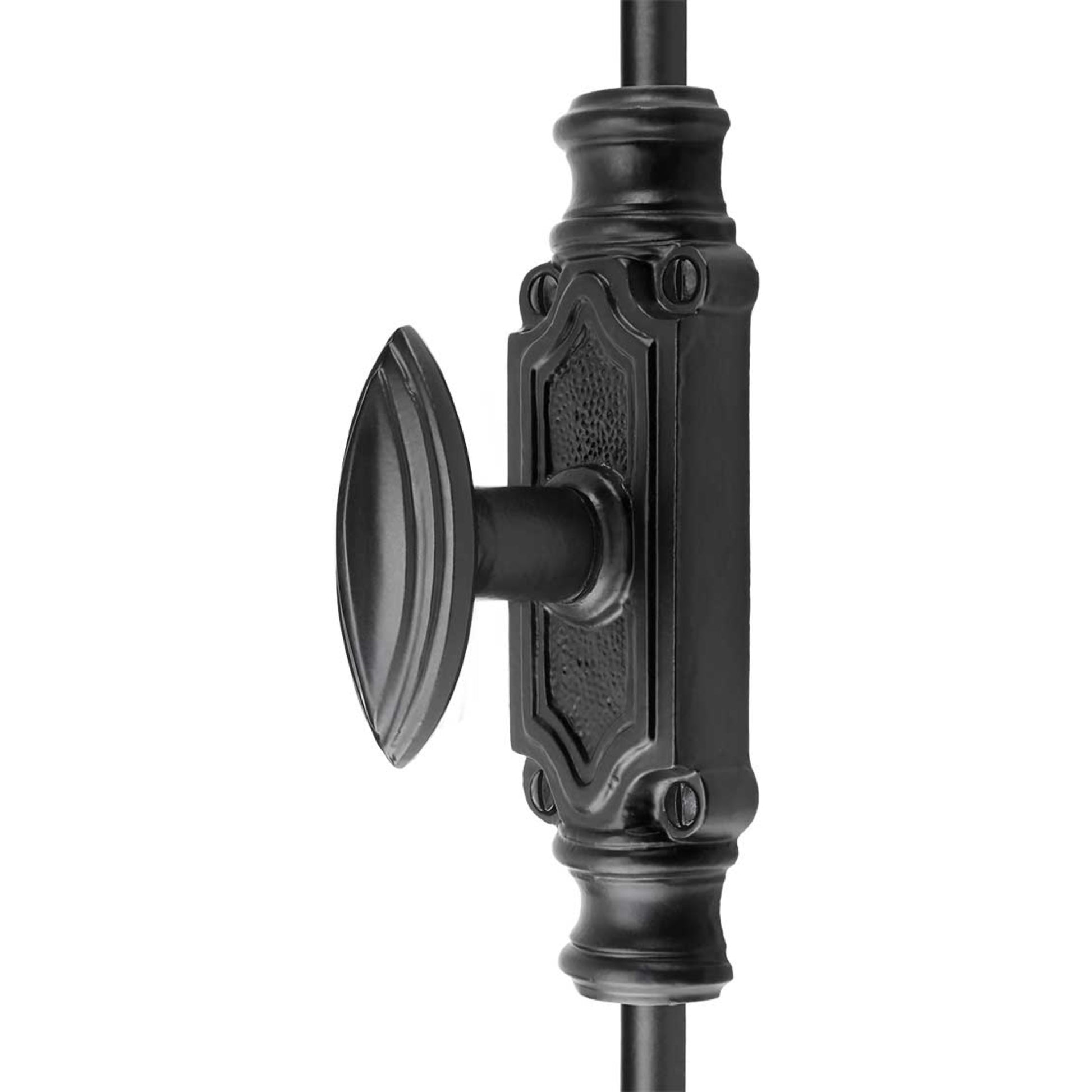 Signature Ironmongery Barcheski Door Iron Cremone Bolt Black Powder Coated Up to 9 feet Doors