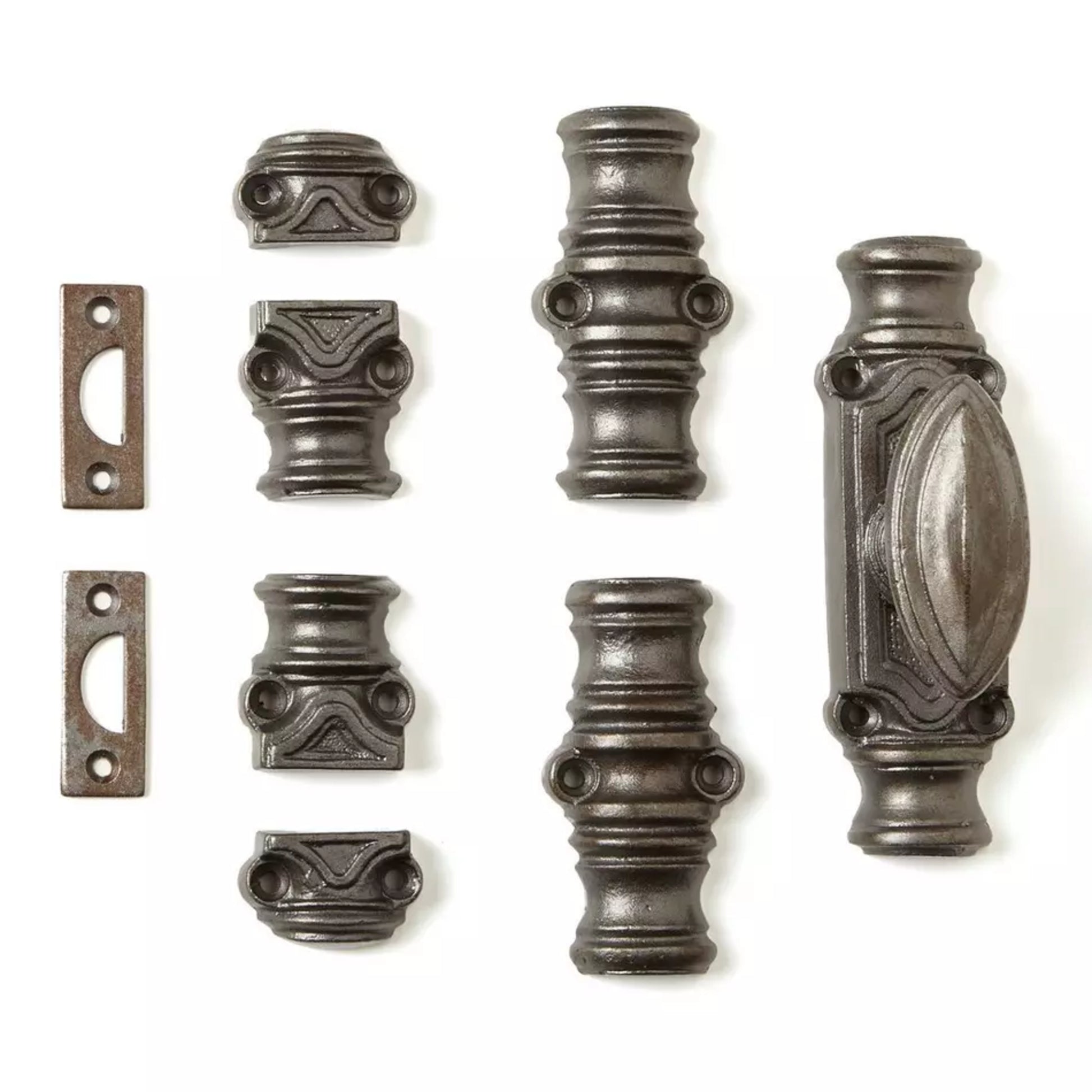 Signature Ironmongery Barcheski Window Iron Cremone Bolt Hardware 6 feet Antique Iron Finish Up to 6 feet