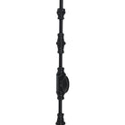 Signature Ironmongery Barcheski Window Iron Cremone Bolt Hardware 6 feet Black Powder Coated Up to 6 feet