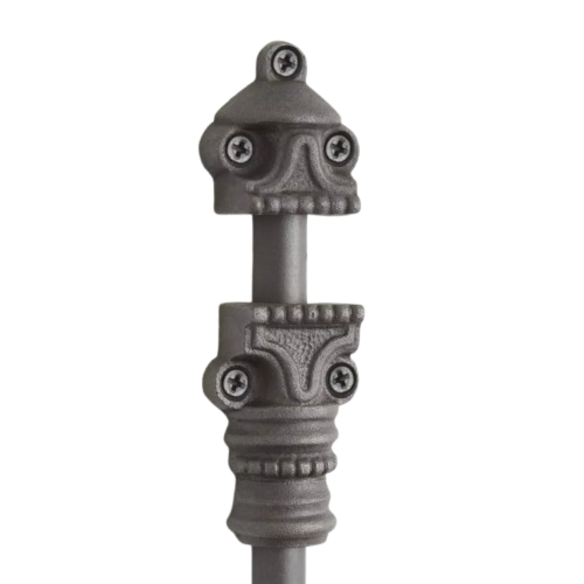 Signature Ironmongery Beaded Door Iron Cremone Bolt Antique Iron Finish Up to 9 feet Doors