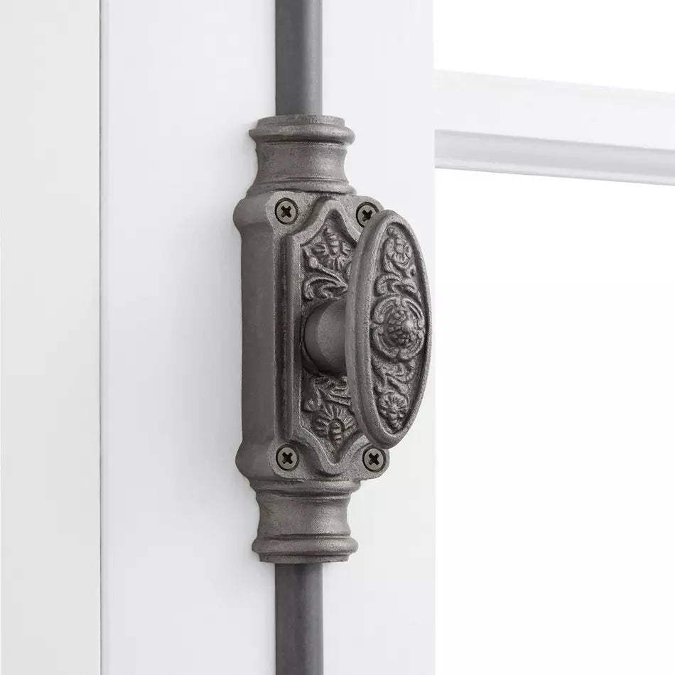 Signature Ironmongery Dalston Cabinet Iron Cremone Bolt Hardware 2 feet Antique Iron Finish Up to 2 feet Cabinets