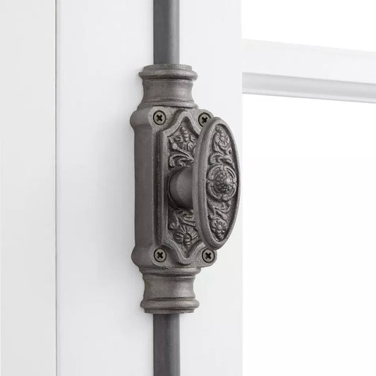 Signature Ironmongery Dalston Cabinet Iron Cremone Bolt Hardware 2 feet Antique Iron Finish Up to 2 feet Cabinets