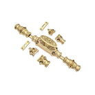 Signature Ironmongery Dalston Door Brass Cremone Bolt 9 feet Polished Brass Unlacquered Upto 9' Doors…