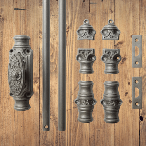 Signature Ironmongery Dalston Door Iron Cremone Bolt 9 feet Antique Iron Upto 9' Doors