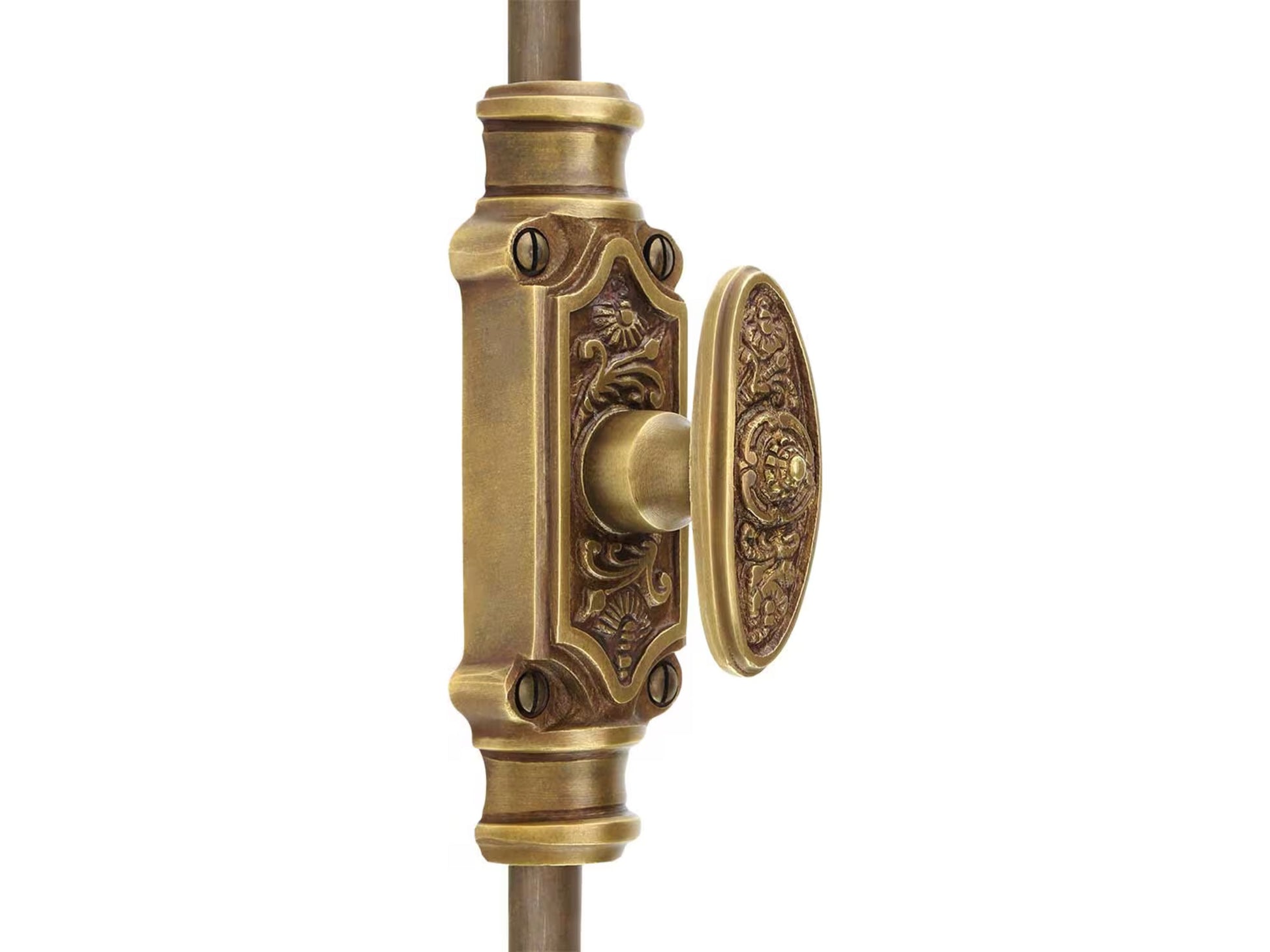 Signature Ironmongery Dalston Window Brass Cremone Bolt Hardware 6 feet lacquered Antique Brass Up to 6 feet windows | Cabinets