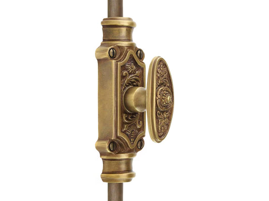 Signature Ironmongery Dalston Window Brass Cremone Bolt Hardware 6 feet lacquered Antique Brass Up to 6 feet windows | Cabinets