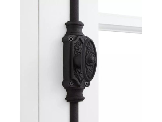 Signature Ironmongery Dalston Window Iron Cremone Bolt Hardware 6 feet Textured Matt Black Upto 6 feet Windows | Cabinets