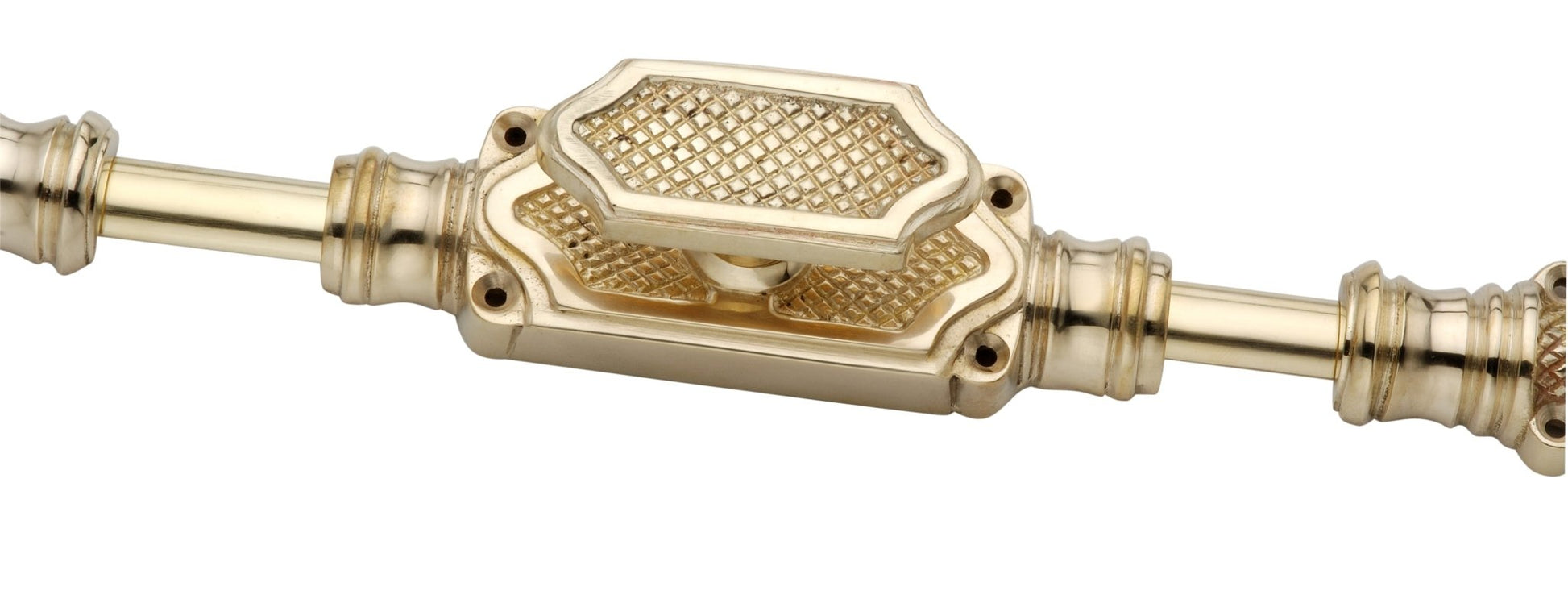Signature Ironmongery Lattice Door Brass Cremone Bolt Polished Brass Lacquered Upto 9 feet Doors