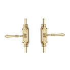 Signature Ironmongery Lever Handle Door Brass Cremone Bolt Polished Brass Lacquered Upto 9 feet Doors