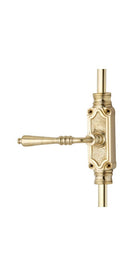 Signature Ironmongery Lever Handle Door Brass Cremone Bolt Polished Brass Lacquered Upto 9 feet Doors