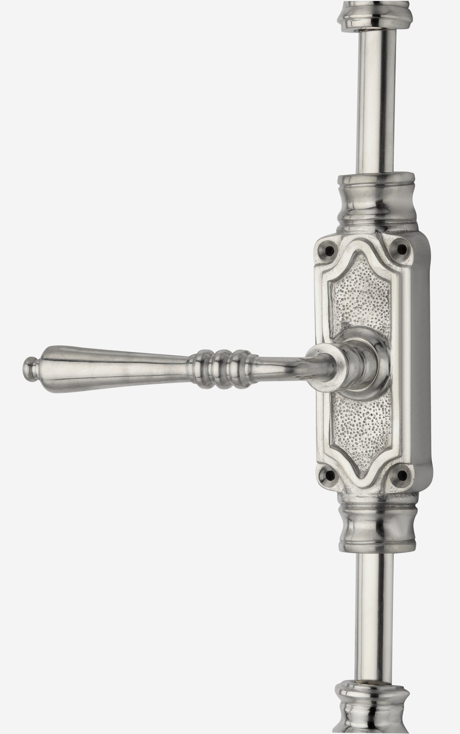 Signature Ironmongery Lever Handle Door Brass Cremone Bolt Satin Nickel Upto 9 feet Doors