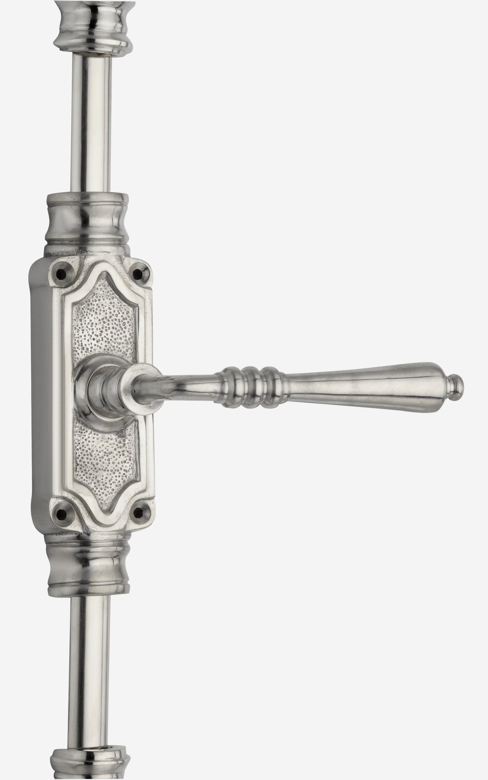 Signature Ironmongery Lever Handle Door Brass Cremone Bolt Satin Nickel Upto 9 feet Doors