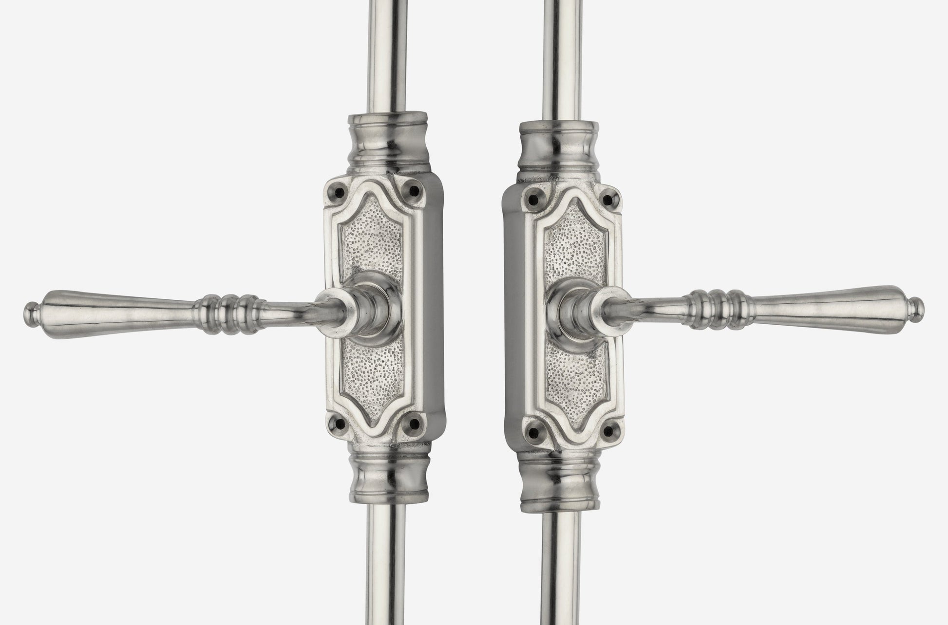 Signature Ironmongery Lever Handle Door Brass Cremone Bolt Satin Nickel Upto 9 feet Doors