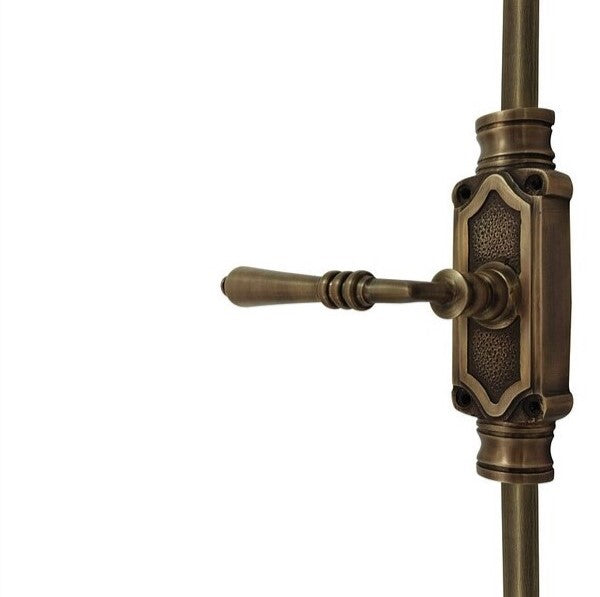 Signature Ironmongery Lever Handle Door Brass Cremone Bolt Unlacquered Antique Brass Upto 9 feet Doors