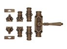 Signature Ironmongery Lever Handle Door Brass Cremone Bolt Unlacquered Antique Brass Upto 9 feet Doors