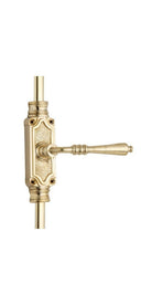 Signature Ironmongery Lever Handle Door Brass Cremone Bolt Unlacquered Polished Brass Upto 9 feet Doors