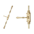 Signature Ironmongery Lever Handle Door Brass Cremone Bolt Unlacquered Polished Brass Upto 9 feet Doors