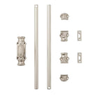 Signature Ironmongery Stepney Cabinet Brass Cremone Bolt Hardware 2 feet Antique Brass Lacquered Up to 2 feet