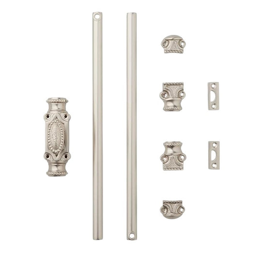 Signature Ironmongery Stepney Cabinet Brass Cremone Bolt Hardware 2 feet Antique Brass Lacquered Up to 2 feet