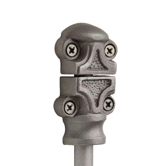 Signature Ironmongery Stepney Cabinet Iron Cremone Bolt Hardware 2 feet Antique Iron Finish Up to 2 feet