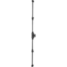 Signature Ironmongery Stepney Cabinet Iron Cremone Bolt Hardware 2 feet Black Powder Coated Finish Up to 2 feet