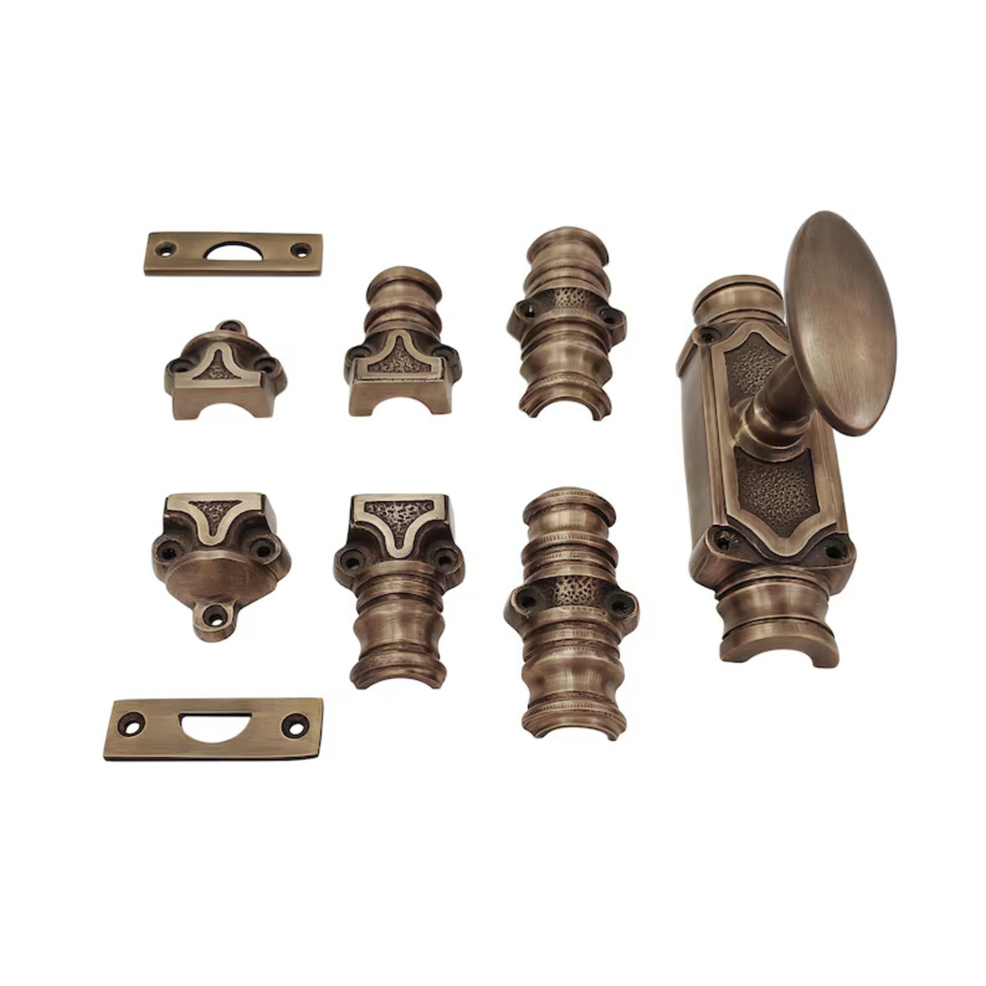 Signature Ironmongery Stepney Door Brass Cremone Bolt 9 feet Antique Brass Lacquered Up to 9 feet Doors
