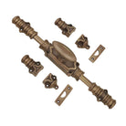 Signature Ironmongery Stepney Door Brass Cremone Bolt 9 feet Antique Brass Lacquered Up to 9 feet Doors