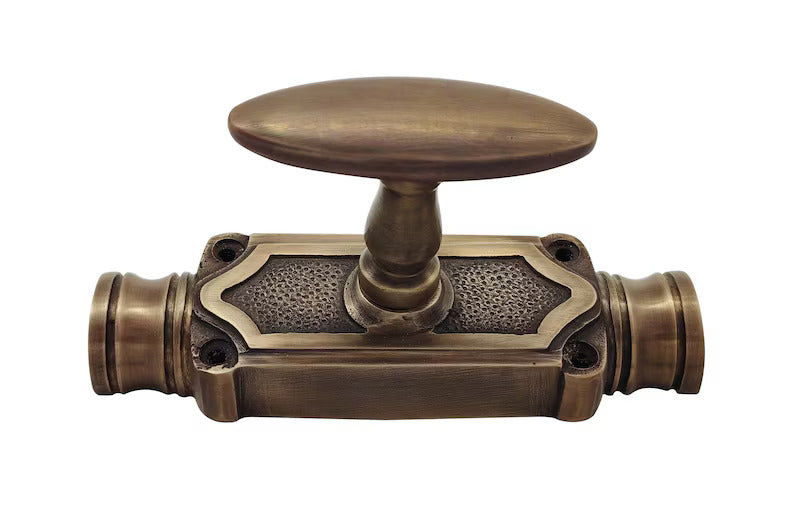 Signature Ironmongery Stepney Door Brass Cremone Bolt 9 feet Antique Brass Lacquered Up to 9 feet Doors