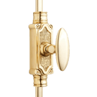 Signature Ironmongery Stepney Door Brass Cremone Bolt 9 feet Brushed Brass Upto 9 feet Doors