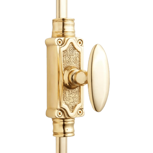 Signature Ironmongery Stepney Door Brass Cremone Bolt 9 feet Brushed Brass Upto 9 feet Doors