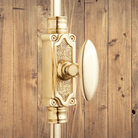 Signature Ironmongery Stepney Door Brass Cremone Bolt 9 feet Polished Brass Unlacquered Upto 9 feet Doors