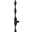 Signature Ironmongery Stepney Door Iron Cremone Bolt 9 feet Black Powder Coated Upto 9 feet Doors