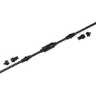 Signature Ironmongery Stepney Door Iron Cremone Bolt 9 feet Black Powder Coated Upto 9 feet Doors